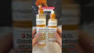 Ultimate Exfoliation: Dr. Melaxin Peel Shot with Kojic Acid & Turmeric #Skincare #BodyCare