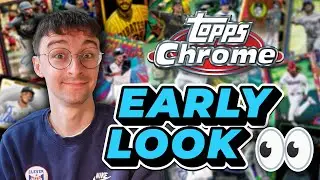 PRE-RELEASE Rip! 2025 Topps Chrome Baseball Jumbo Box Opening 🚨