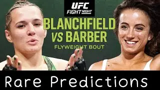 UFC Vegas 107 Blanchfield vs Barber Full Card Rare Predictions