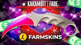 I PULLED KARAMBIT FADE!!  | Farmskins Promo Code 2025 | CS2 Case Opening