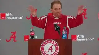 Alabama Coach Nick Saban on new season, Tony Mitchell