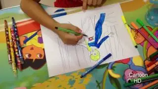Frozen Anna Learn coloring for kids coloring books   Cartoon HD 2