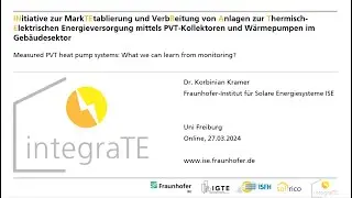 Photovoltaic-Thermal hybrid Systems &ndash; Make the Most Out of Your Space! - Dr. Korbinian Kramer