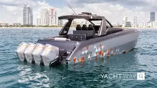FOR SALE IN MIAMI BEACH2025 Cigarette Racing 42' Auroris 4x Mercury 500hp engines, 83mph top speed