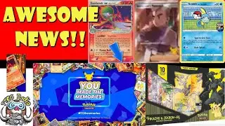 Celebrations Update, Sobble on the Ball & Gold Pikarom News! (Pok&eacute;mon TCG News)