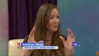 Adrienne Gang of BELOW DECK & Author of Yacht Crew book, Julie Perry, interviewed on Indy Style
