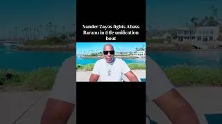 Xander Zayas fights Abass Baraou in title unification bout #sportsnews
