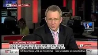 Paul appears on Sky News' Lunchtime Agenda with Labor MP Steve Georganas