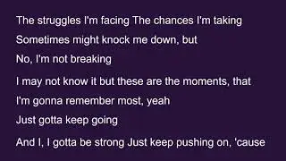 The Climb - Singers Guide Track