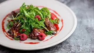 Green Salad with Chicken Liver in Tamaki Poke Sauce