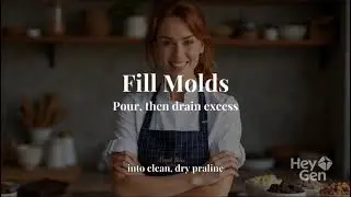 Chocolate Recipe : How to make Classic Molded Chocolate Praline Almond #chocolate #milkchocolate 