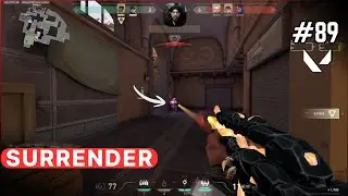 Day 89 &ndash; I was beaten so much that I surrendered 😭🔥 | #valorant #trending #fpsgaming #highlights