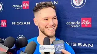 Winnipeg Jets prospect Danny Zhilkin will make his NHL debut (media availability)
