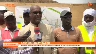 INFRASTRUCTURES - Visite du Ministre des Infrastructures sur certains chantiers de bitumages
