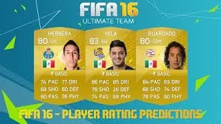 FIFA 16 - PLAYER RATING PREDICTIONS | Mexico National Team
