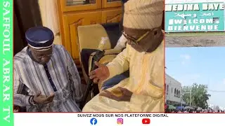 Cheikh Idrissa Toukara chez le Khalif  G&eacute;n&eacute;ral  de M&eacute;dina Baye Cheikh   Mahy Niass