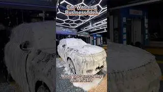 Touchless self - service car wash machine can be installed on 30 meters square #carwash #carwashing