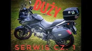 Duży serwis dl650 cz. 1 Wymiana opon