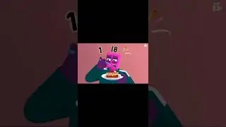 Numberblock 18 AI #numberblocks #ai #capcut #shorts #artificialintelligence