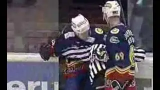 hockey fight with referee