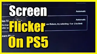 Как устранить мерцание экрана с помощью настроек PS5 (скорость передачи данных 4K -1, -2)