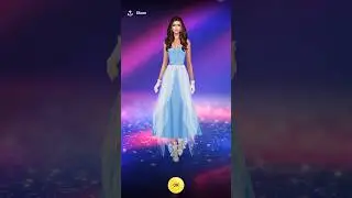 Blue Moon 🌙 #styling #styleinspo #animation #makeover #games #gaming #blue #flowy #sparkle #girly