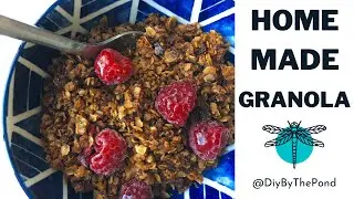 Easy Breakfast Meal Prep / Homemade Granola / Budget Breakfast At Home / Four Ingredient Granola