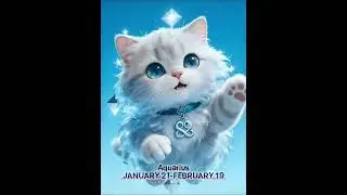 Cats showcase the traits of the twelve zodiac signs #catvideos #cat #catlovers #cats #catfunnyreels