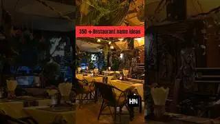 350+ Restaurant name ideas #restaurant