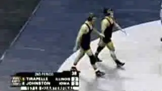 2005 Nationals Quarterfinals -157lbs - Johnston vs Tirapelle