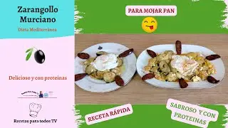 Zarangollo Murciano con Patatas|Receta para Mojar Pan 🤤
