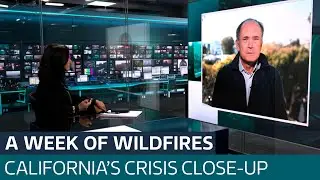'Real people with real loss': A week on the frontline of California's wildfires | ITV News