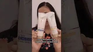 Ozone Ayurvedics&nbsp;D-Tan Cleaner and D-Tan face Wash&nbsp;#shorts #tanremoving #productreview #ozone