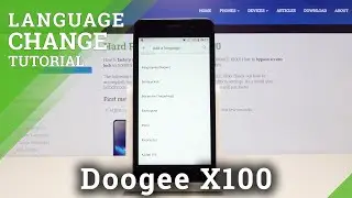 How to Change Language on DOOGEE X100 - Language List