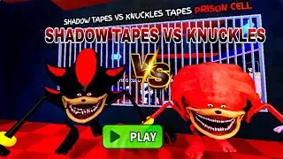 SHADOW TAPES VS KNUCKLES TAPES BARRYS PRISON RUN  Roblox Walkthrough Full Game #roblox #scaryobby