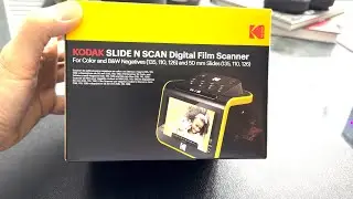 Цифровой сканер плёнки Kodak Slide N Scan — распаковка и первое использование