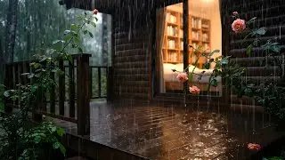 Heavy Rain Sounds for Sleep, Study & Relaxation | 10 Hours Rain Ambience White Noise ASMR