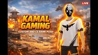 FREE FIRE LIVE 🔥 BR + CS RANK PUSH | CUSTOM ROOM | Kamal Gaming 20