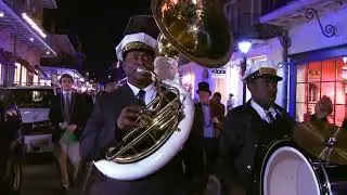 New Orleans Second Line - Preservation Hall Brass Band takes to the streets