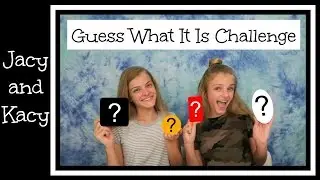 Guess What It Is Challenge ~ Jacy and Kacy