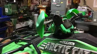 Arctic Cat 2009 500 Rear Brake Stuck! Brake System Flush