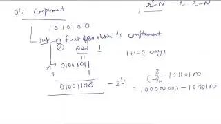 How to obtain 1's and 2's complement