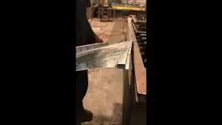 Engel 1640 rollformer - run with COVER OFF