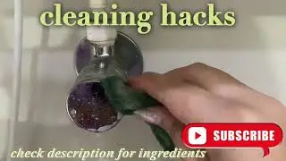 Cleaning hack of taps,door n waahroom tiles using ingredients available at home #cleaninghacks 