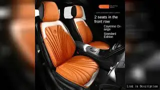 Suede Car Seat Covers Breathable Seat Cushion Pad Full Set Auto Chair Mat Protector Decoration Fashi