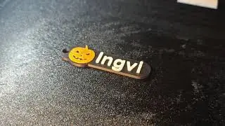 Custom halloween keychain (Timelapse on BambuLab X1C)