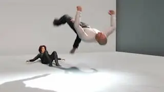iClone 8 Fighting Test with Motion Blur