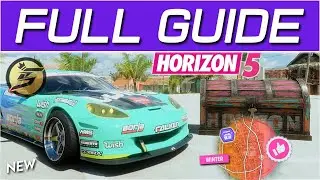 Forza Horizon 5 TREASURE HUNT TRACK DAZE FH5 Treasure Hunt Chest (Winter Festival Playlist)