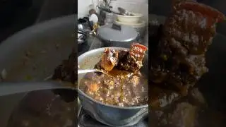Smoked pork anishi gravy