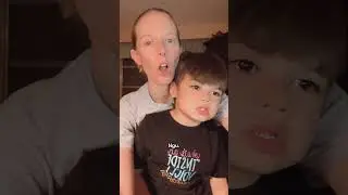 Cute Half Thai Boy Learns &lsquo;Ng&rsquo; Thai Sounds With Farang Mom #learnthai #shorts